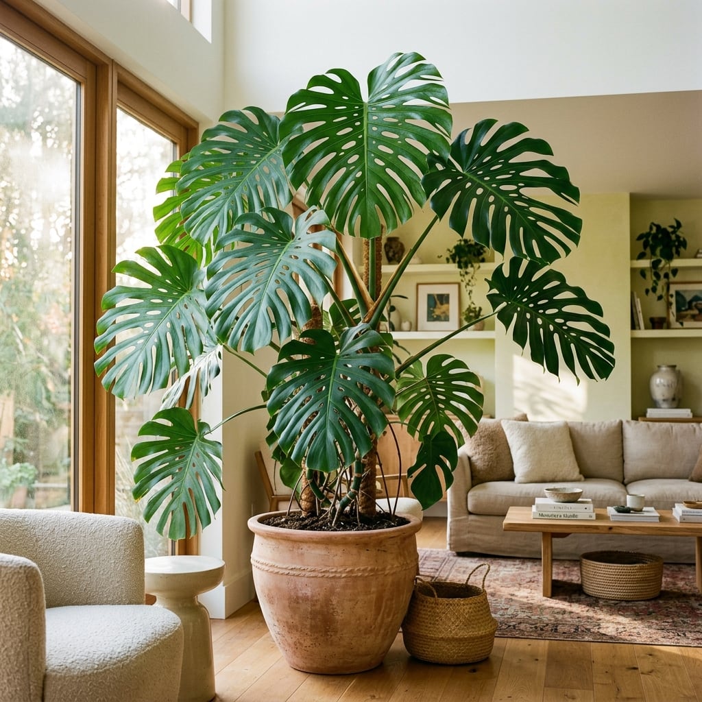 Monstera Deliciosa - Swiss Cheese Plant - Tropical Statement Piece from Whole Lot of Nature