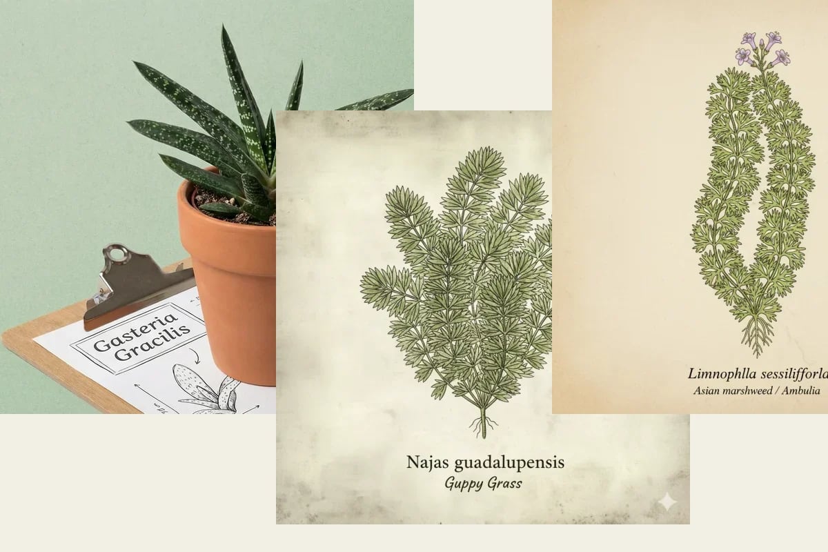 Low-Tech Aquarium Beginner Plant Pack from Whole Lot of Nature