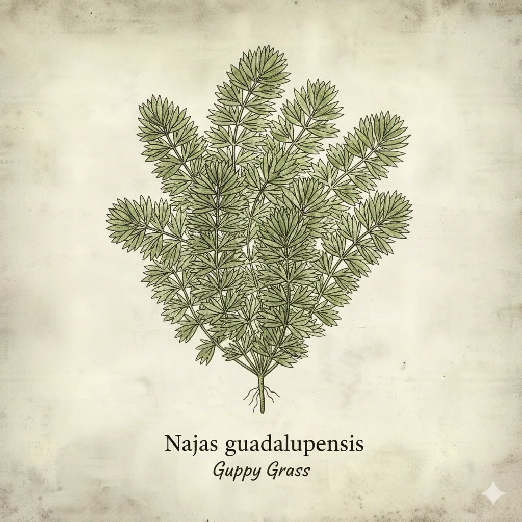 Guppy Grass (Najas guadalupensis) Premium plant from Whole Lot of Nature