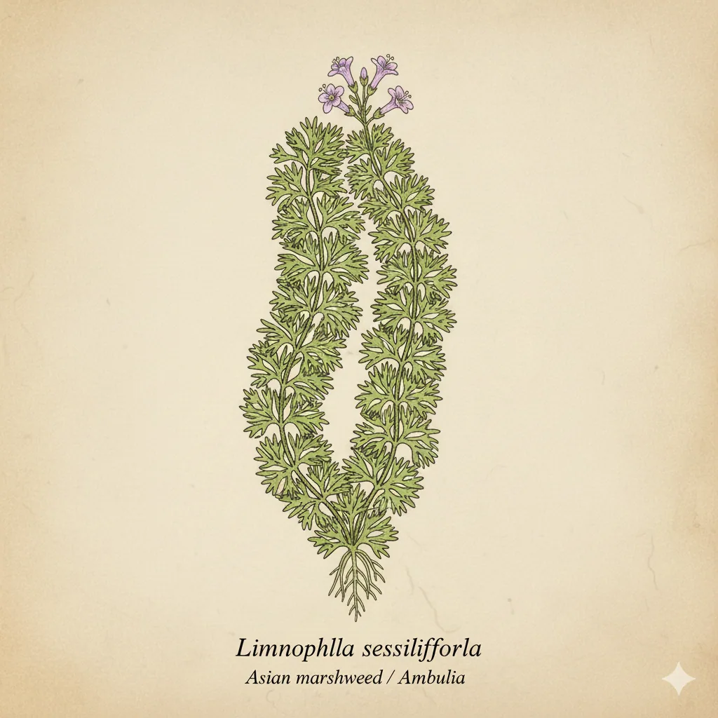 Limnophila Sessiliflora (Dwarf Ambulia / Asian Marshweed) Premium plant from Whole Lot of Nature