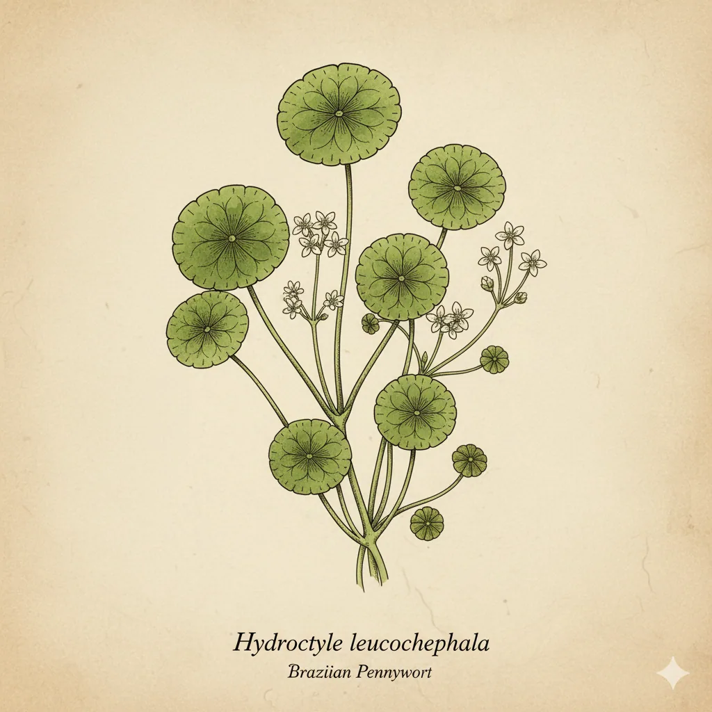 Mexican Pennywort (Hydrocotyle leucocephala) Premium plant from Whole Lot of Nature