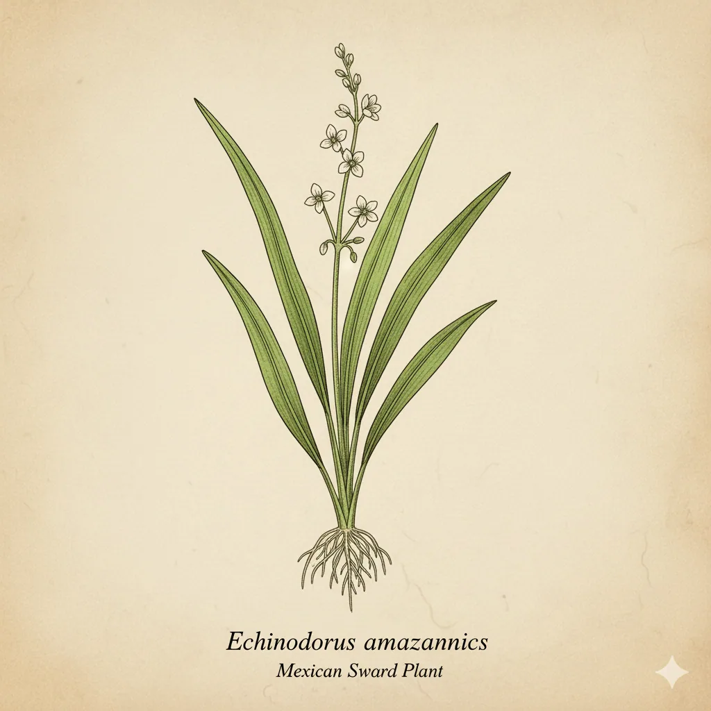Mexican Sword Plant (Echinodorus amazonicus) Premium plant from Whole Lot of Nature