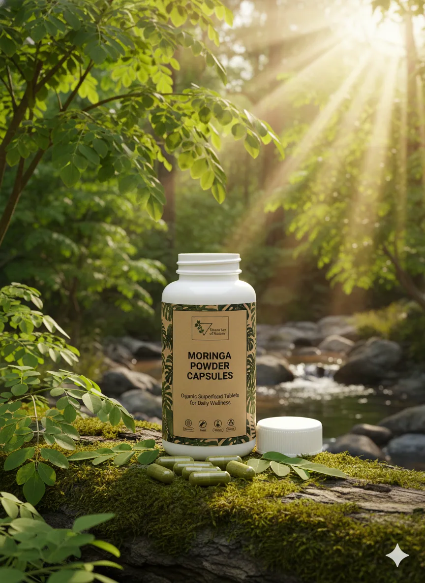 Moringa Powder Tablets (60 Tablets) Premium plant from Whole Lot of Nature